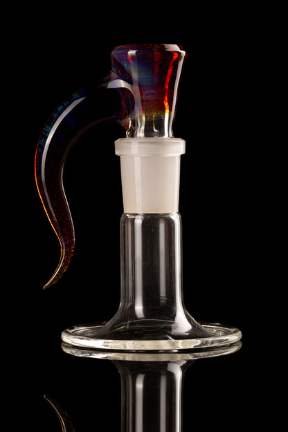 Asu Glass - 18mm 3 Hole Horn Slide - 14