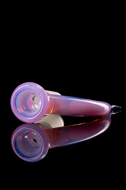 Asu Glass - 18mm 3 Hole Horn Slide - 6