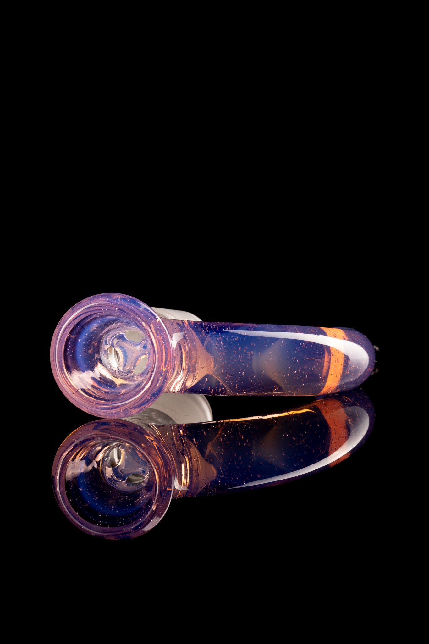 Asu Glass - 18mm 3 Hole Horn Slide - 10