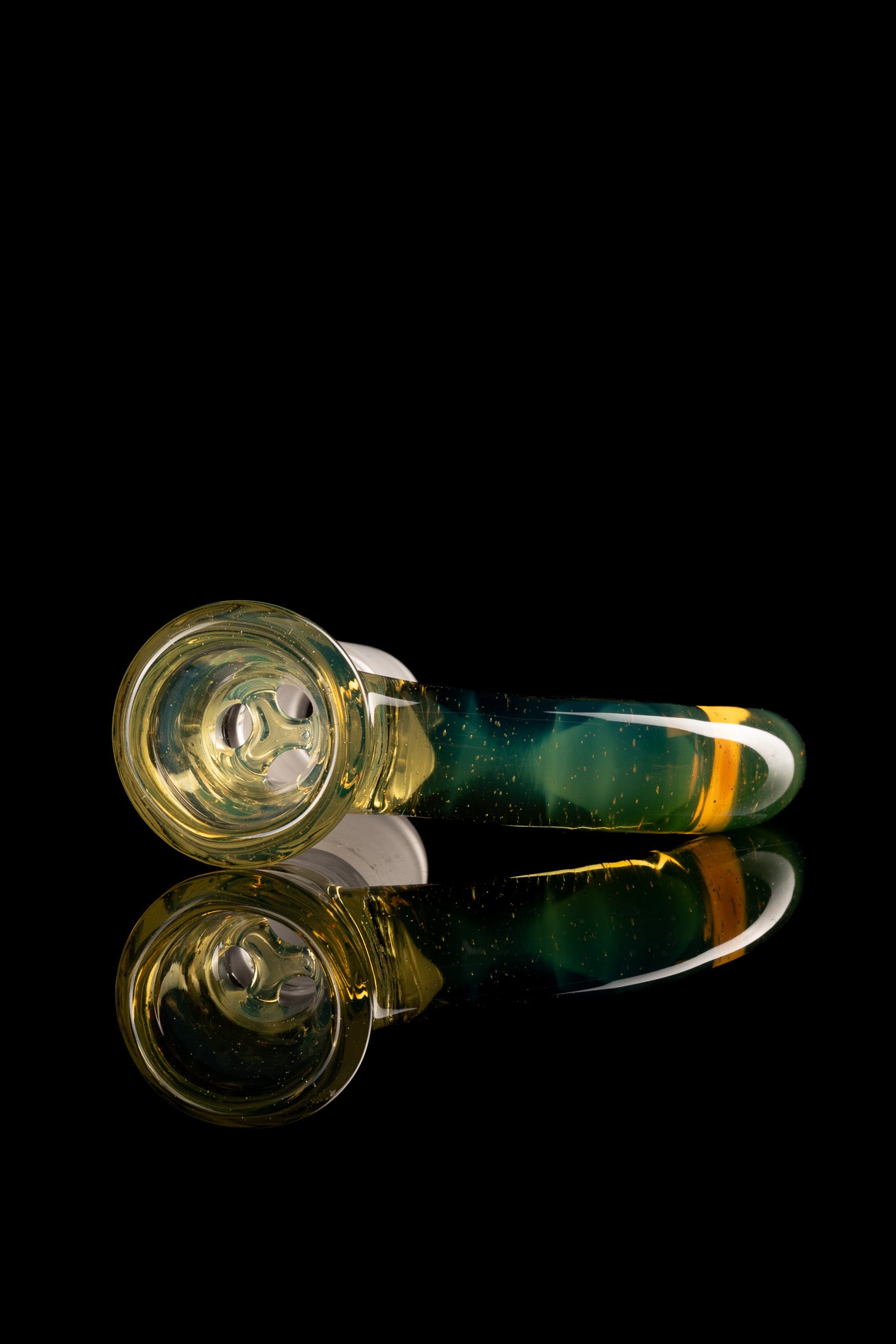 Asu Glass - 18mm 3 Hole Horn Slide - 16