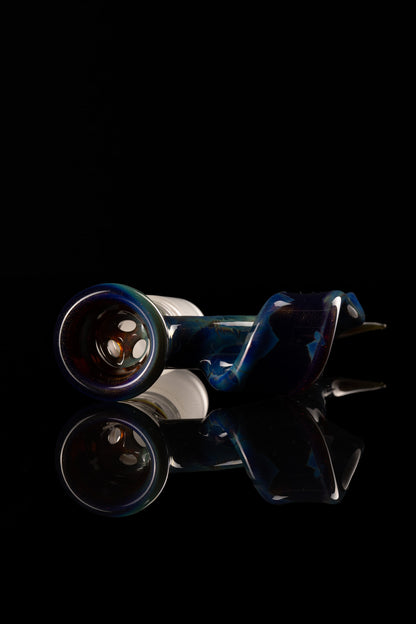 Asu Glass - 18mm 3 Hole Double Horn W/ Flat Horn Slide - 2