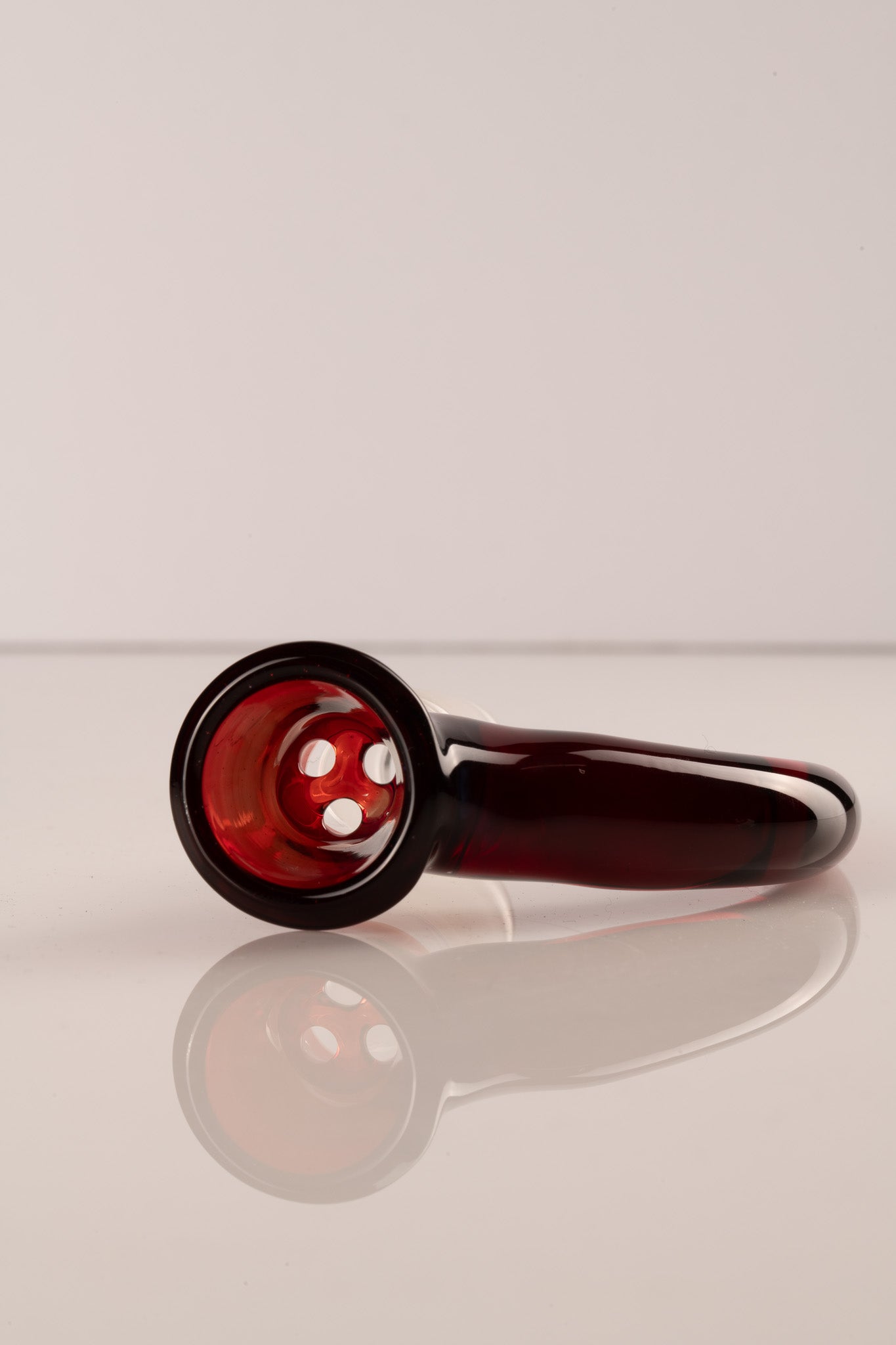 Asu Glass - 18mm 3 Hole Horn Slide - 17