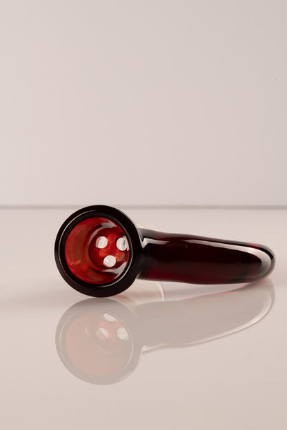 Asu Glass - 18mm 3 Hole Horn Slide - 17