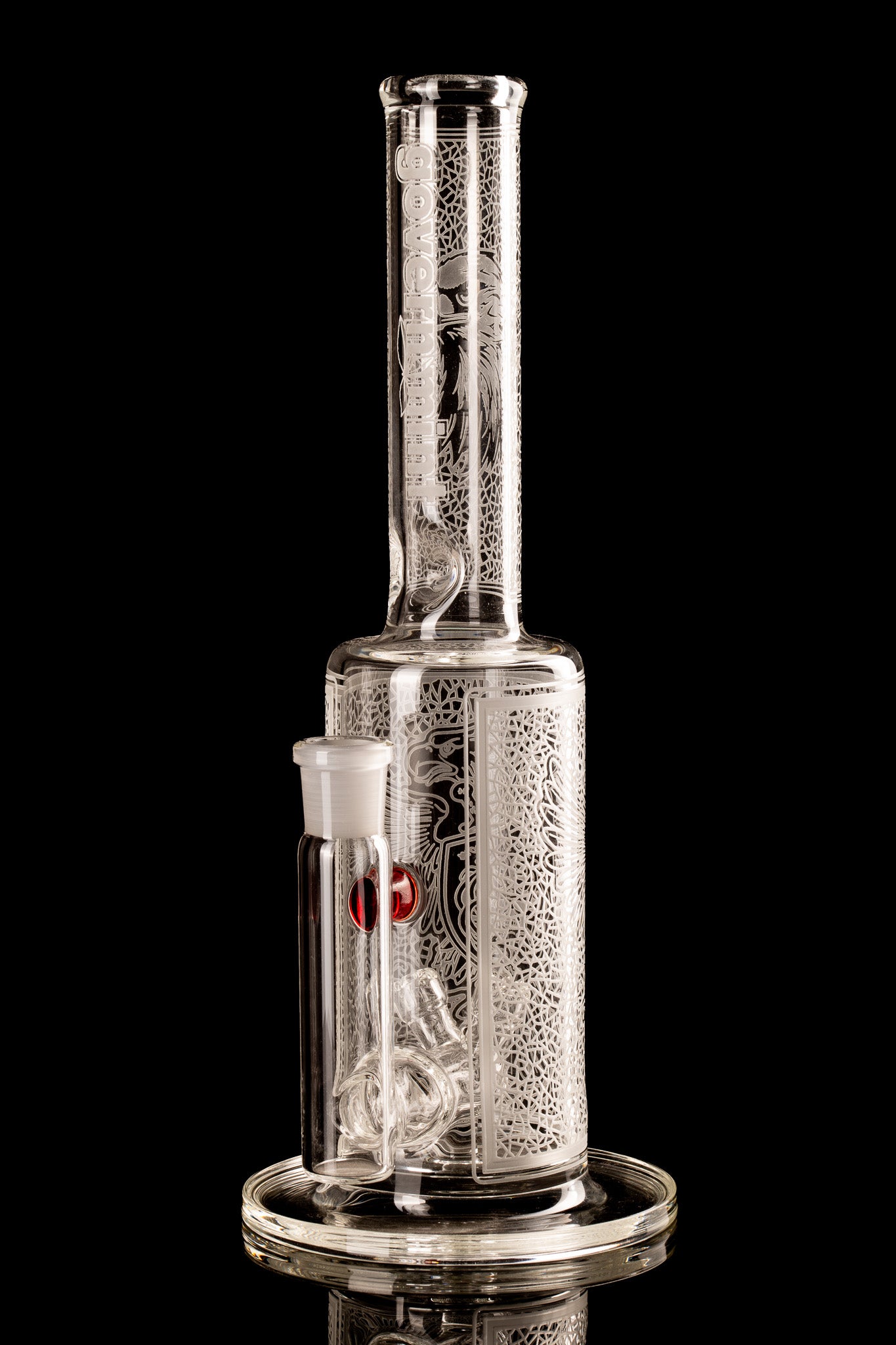 Governmint Glass - V Twin 18mm Bong W/ Dwreck Full Blast