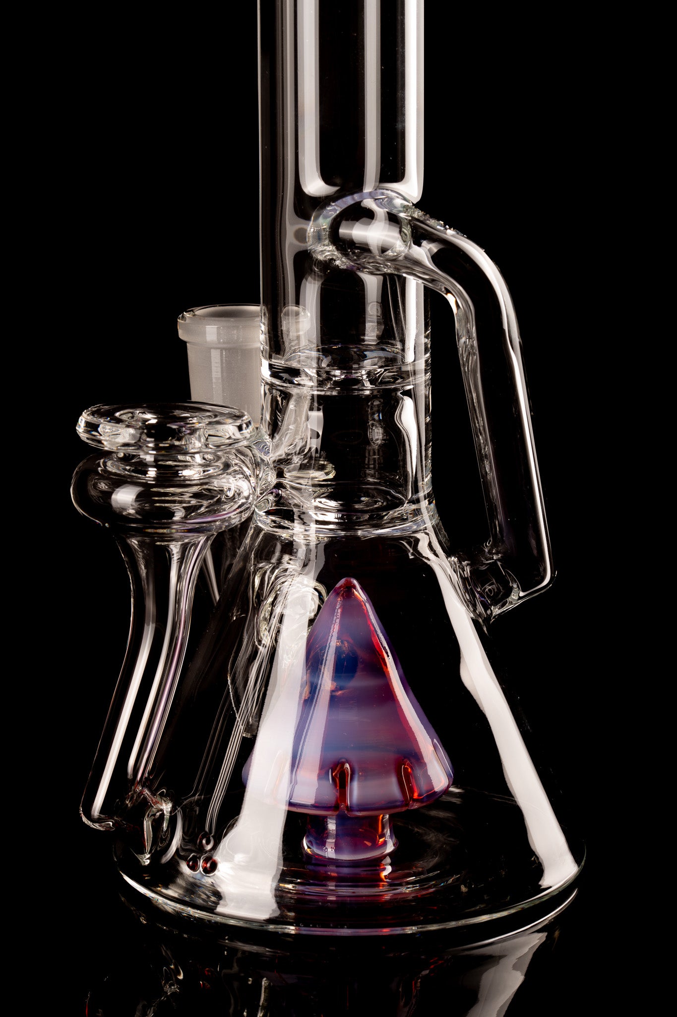 Discobox Glass - 18mm 38mm Fixed Double Recyling Beaker - 2