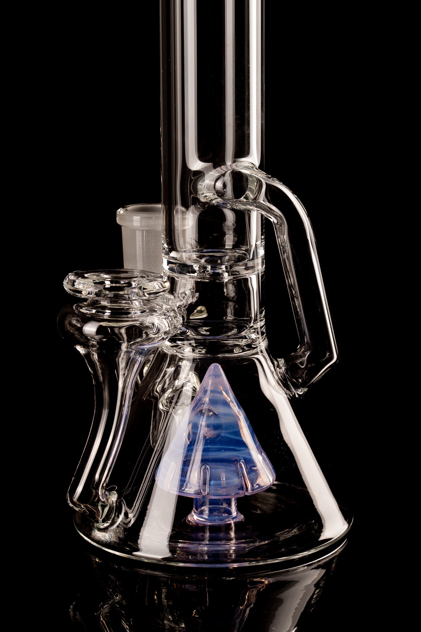 Discobox Glass - 18mm 38mm Fixed Double Recyling Beaker - 3