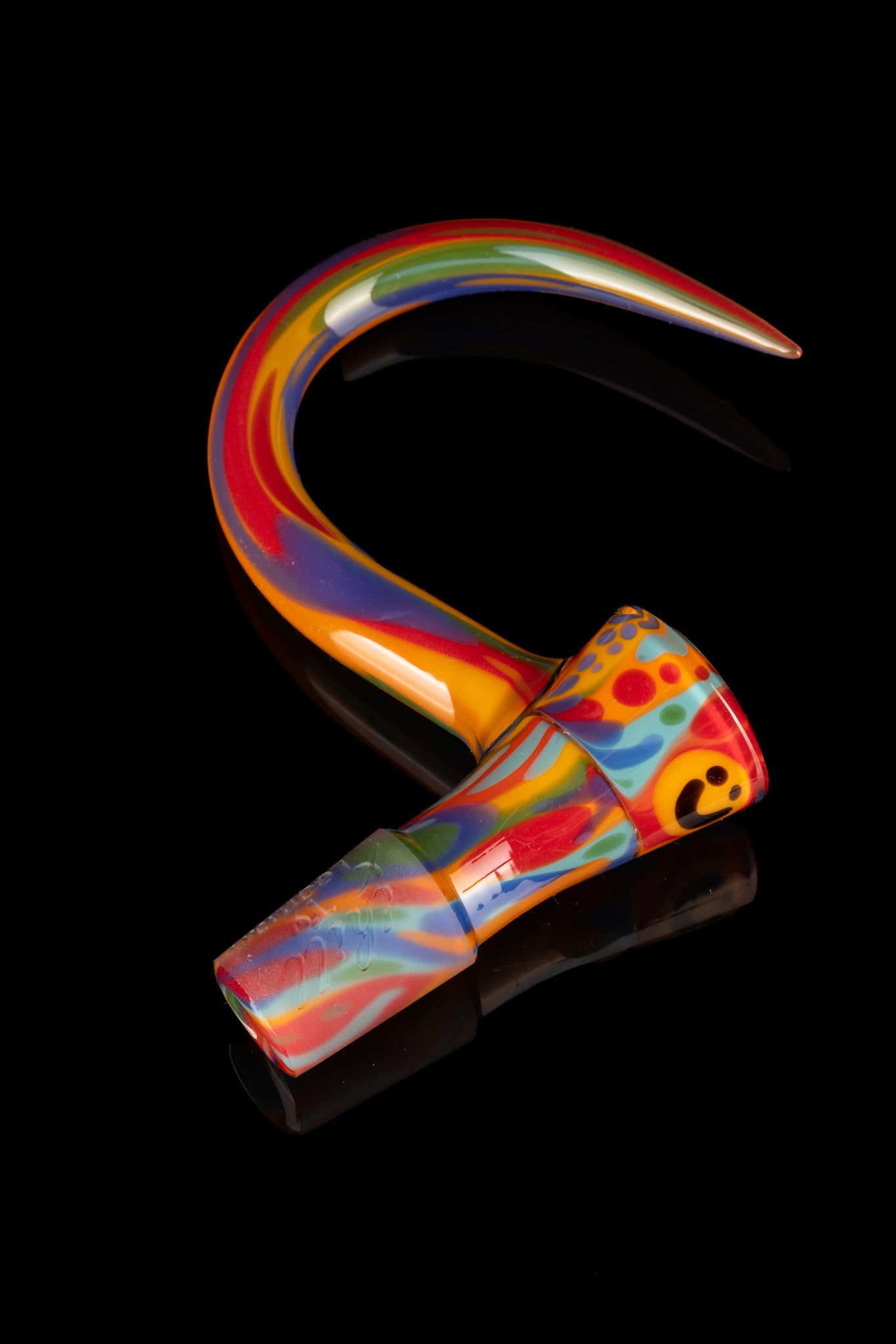 Thill Glassworks X Ty Leeman - 18mm 4 Hole Ty-Dye Slide