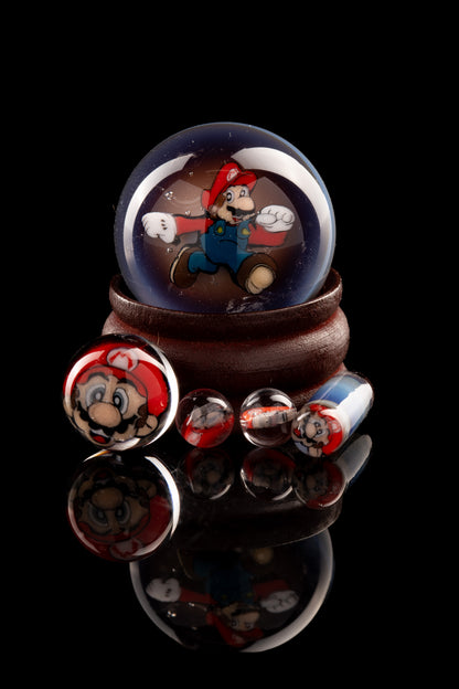 Steve H Glass - Mario Millie 5 Piece Slurper Set