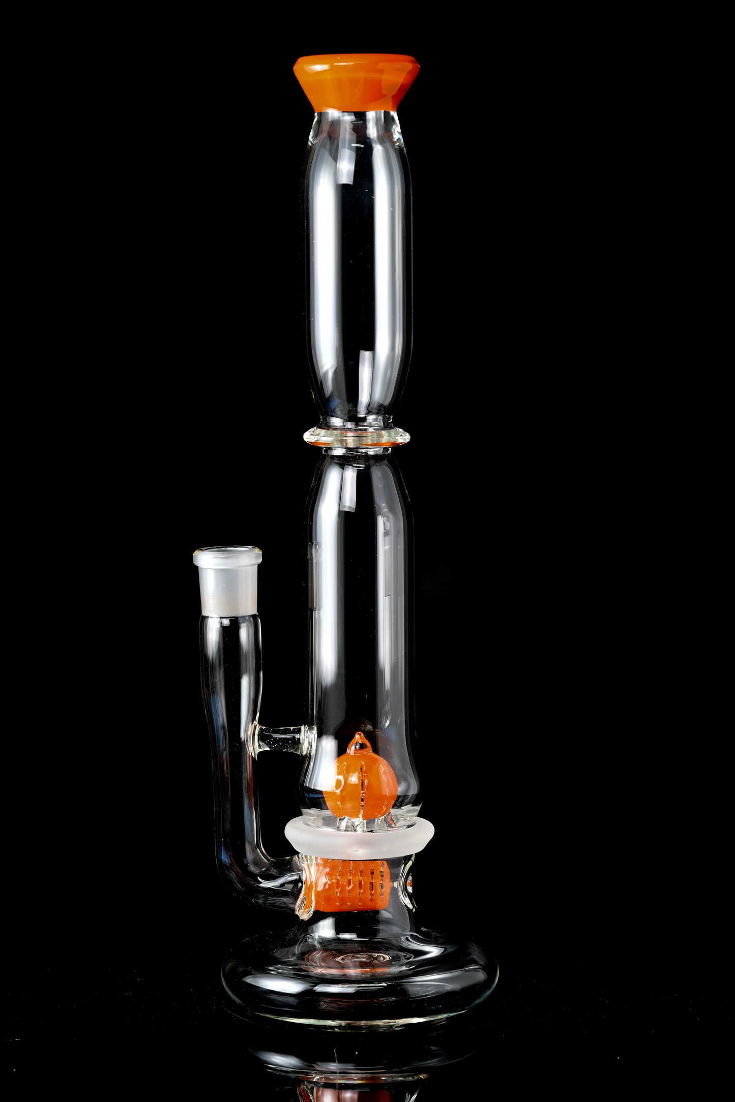 Titz Glass - Full Accent Gridded Stemline to Ball Perc