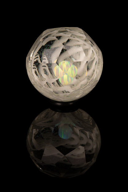 Scomo Glass - Faceted UV Scribble Tech Roller W/ Opal