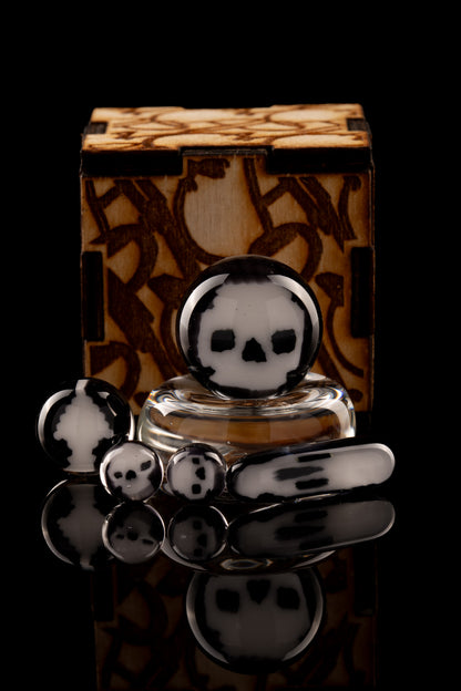 Crunkelstein Glass - Skull Millie Slurper Set