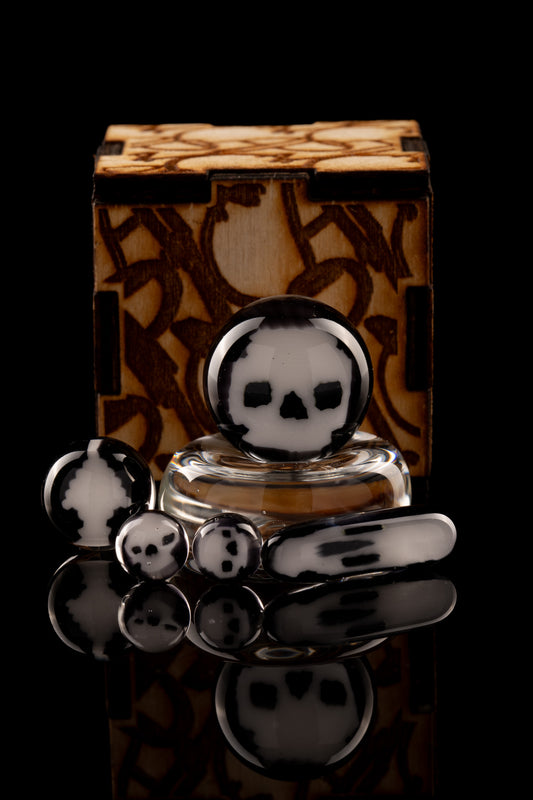 Crunkelstein Glass - Skull Millie Slurper Set