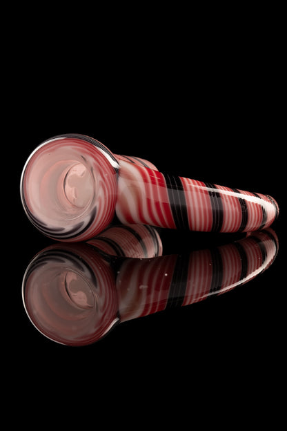 Tombstoned Glass - 18mm 4 Hole Fully Worked Linework Slide