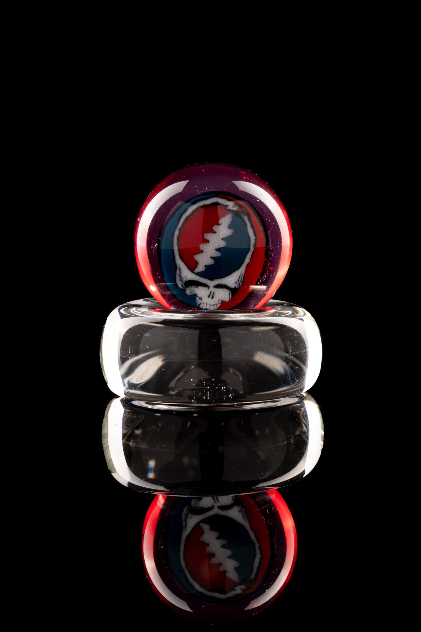 Tombstoned Glass - Grateful Dead Pendant & Marble Set - 1