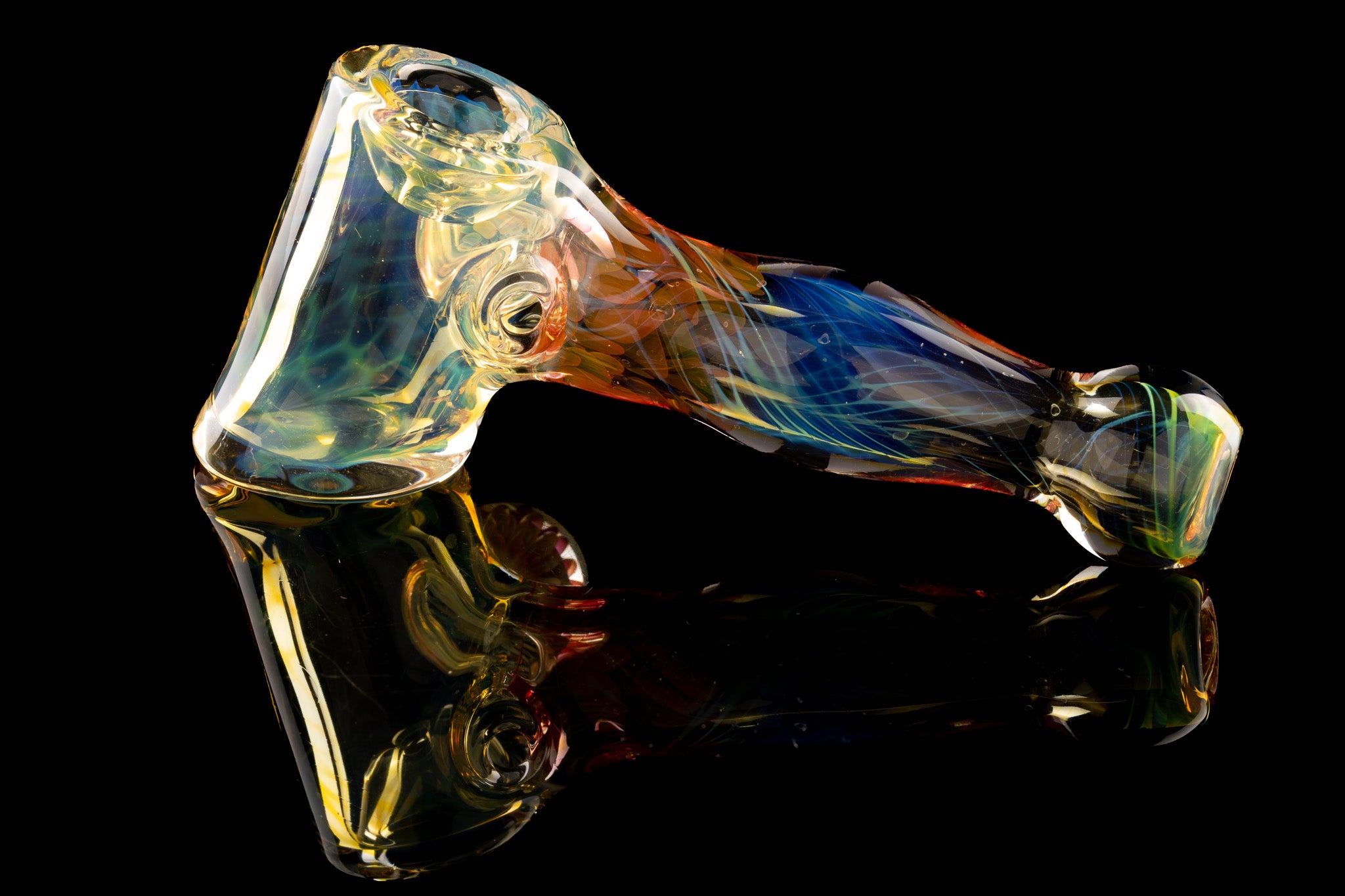Tombstoned Glass - Fumed Hammer