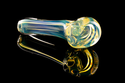 Tombstoned Glass - Fumed Honeycomb Spoon