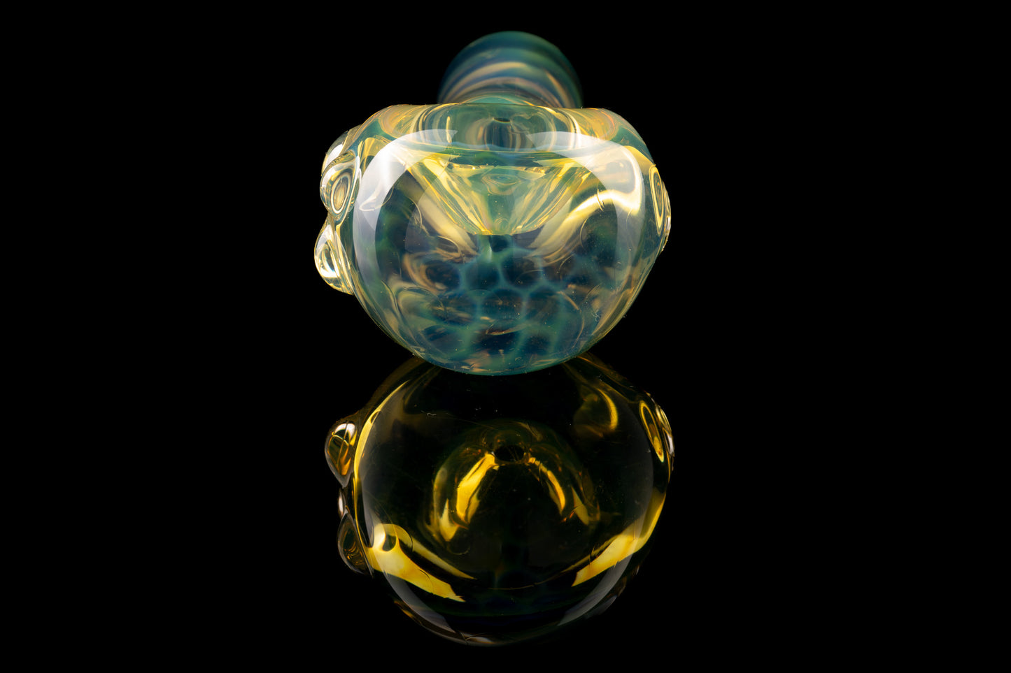 Tombstoned Glass - Fumed Honeycomb Spoon