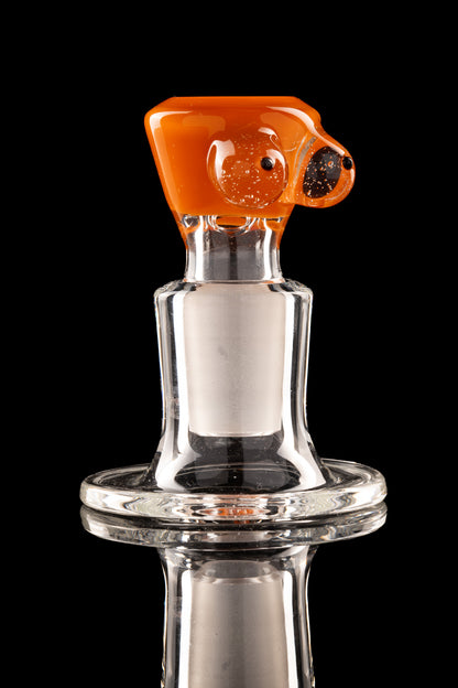 Titz Glass - 18mm 4 Hole Single Colour Titty Slide - 1