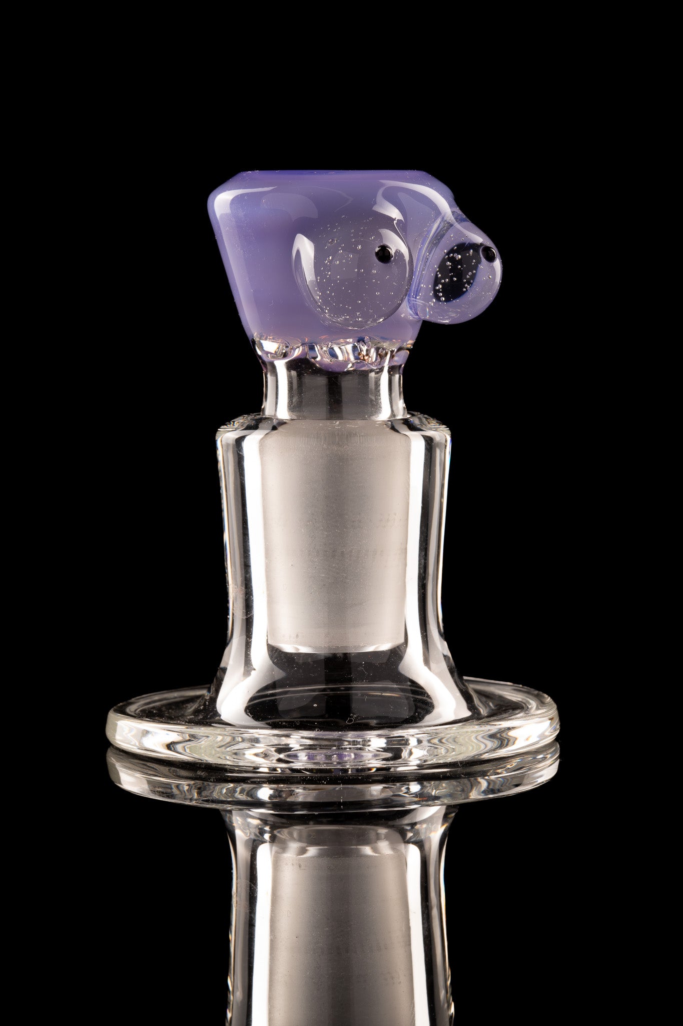 Titz Glass - 18mm 4 Hole Single Colour Titty Slide - 2