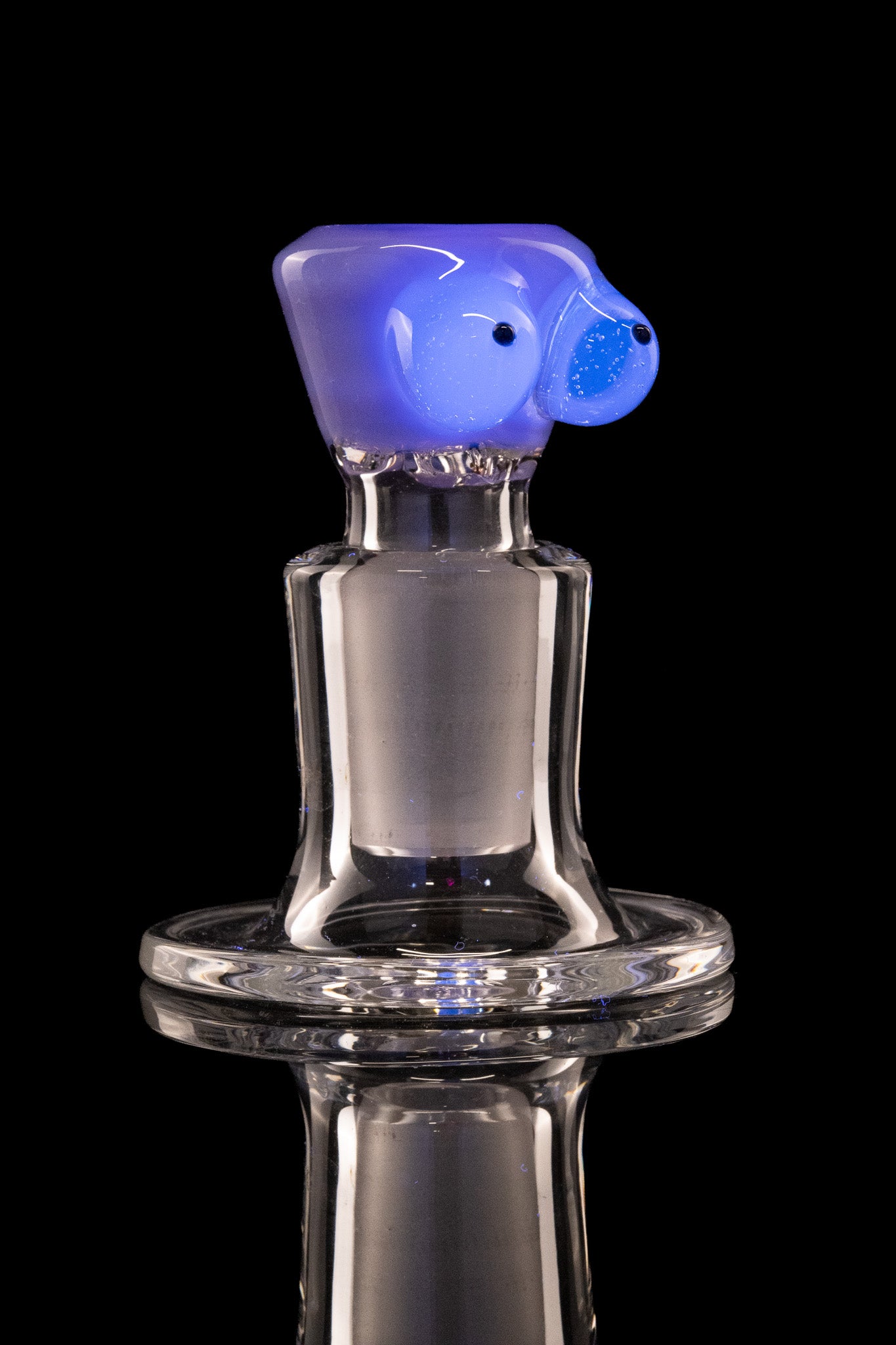 Titz Glass - 18mm 4 Hole Single Colour Titty Slide - 2