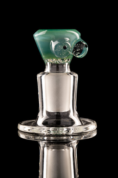 Titz Glass - 18mm 4 Hole Single Colour Titty Slide - 3