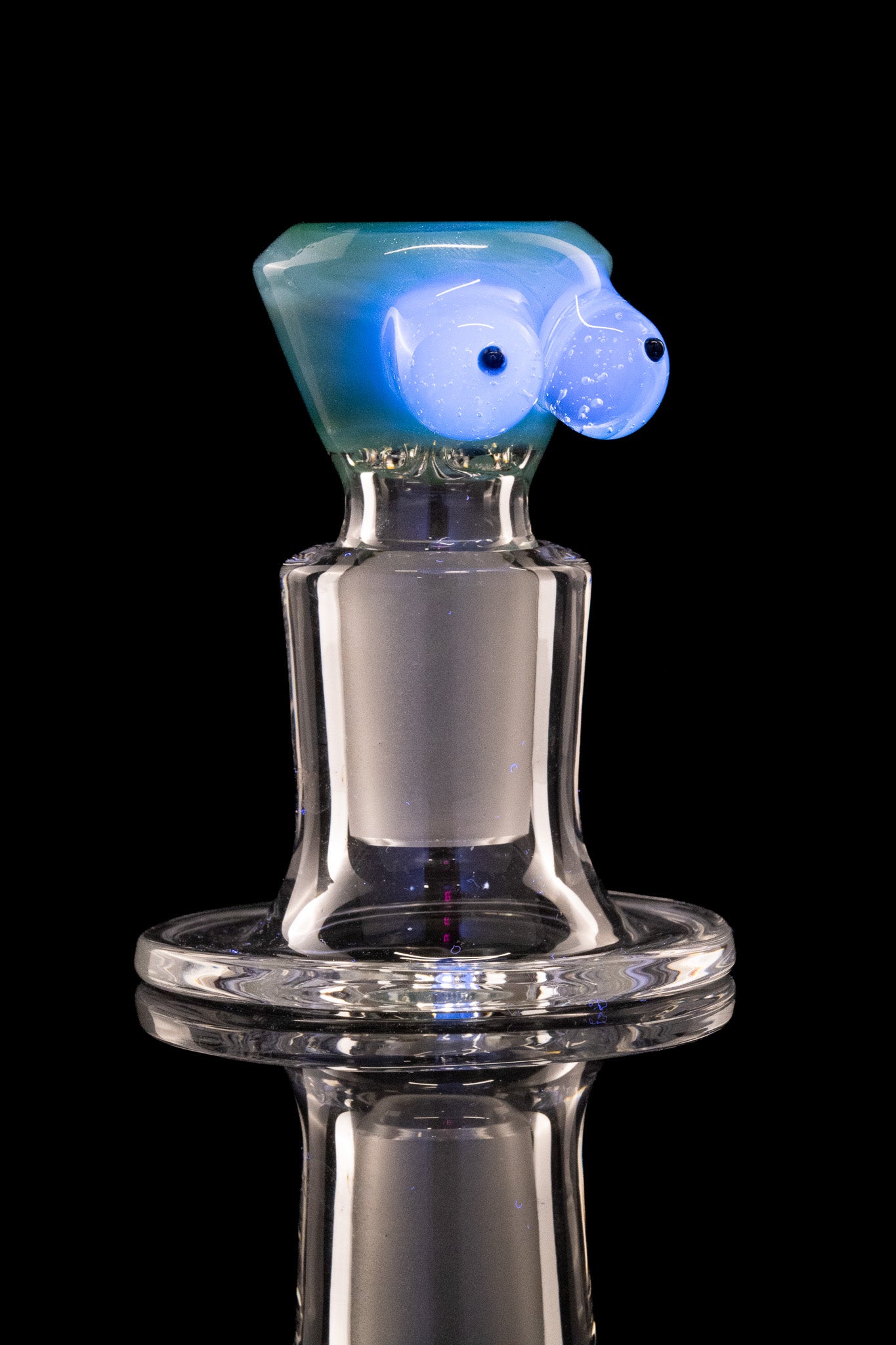 Titz Glass - 18mm 4 Hole Single Colour Titty Slide - 3