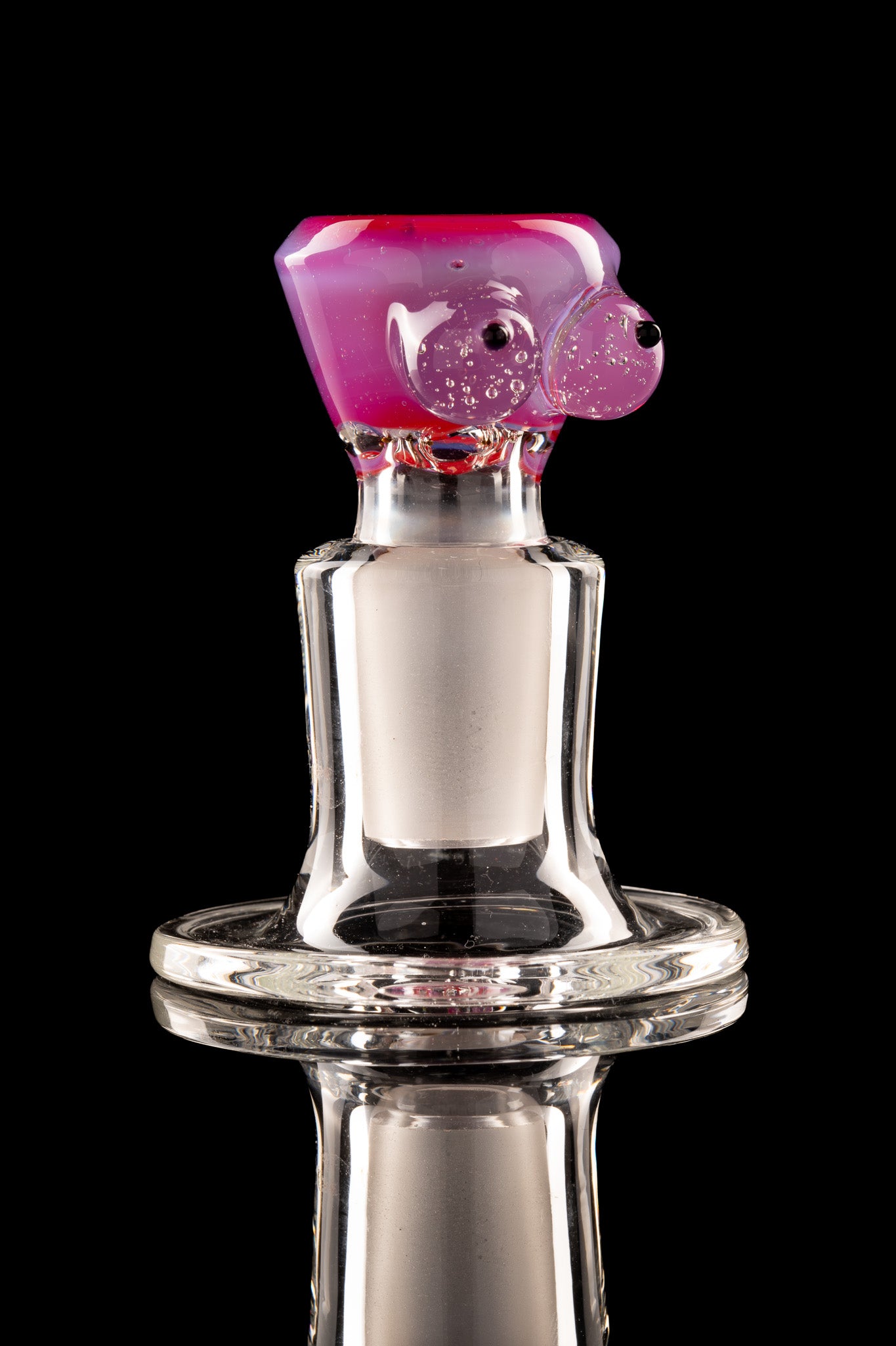 Titz Glass - 18mm 4 Hole Single Colour Titty Slide - 4