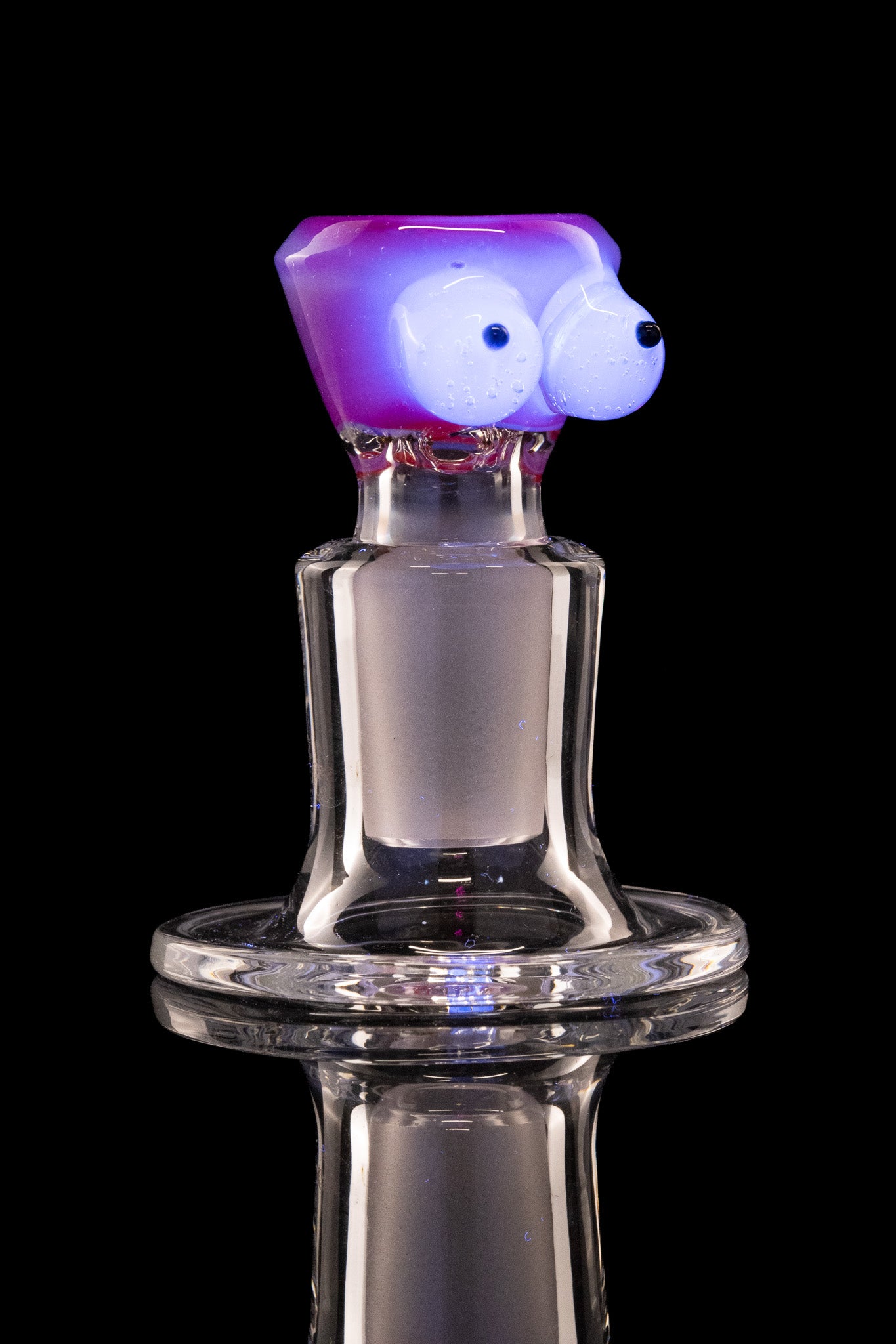 Titz Glass - 18mm 4 Hole Single Colour Titty Slide - 4