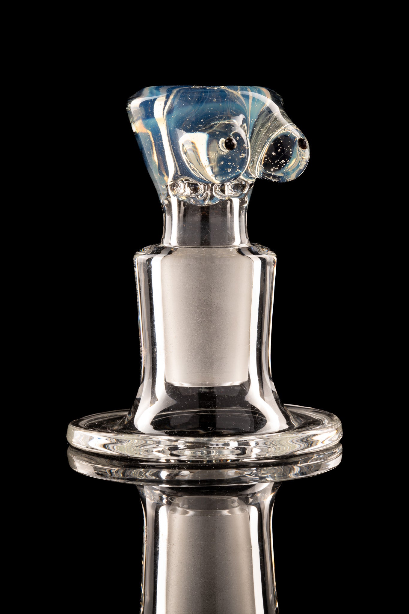Titz Glass - 18mm 4 Hole Single Colour Titty Slide - 7