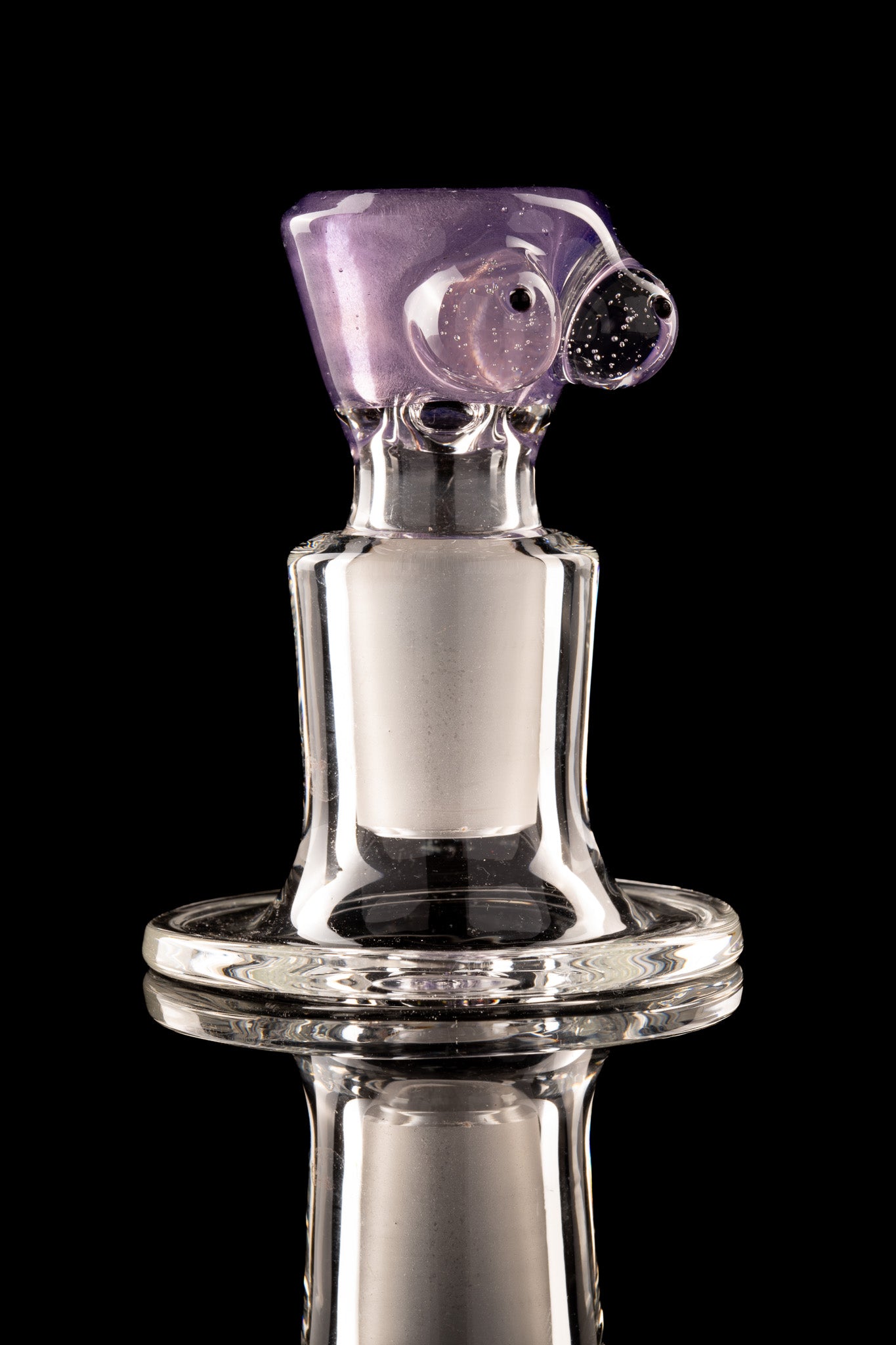 Titz Glass - 18mm 4 Hole Single Colour Titty Slide - 8
