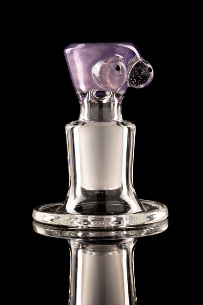 Titz Glass - 18mm 4 Hole Single Colour Titty Slide - 8