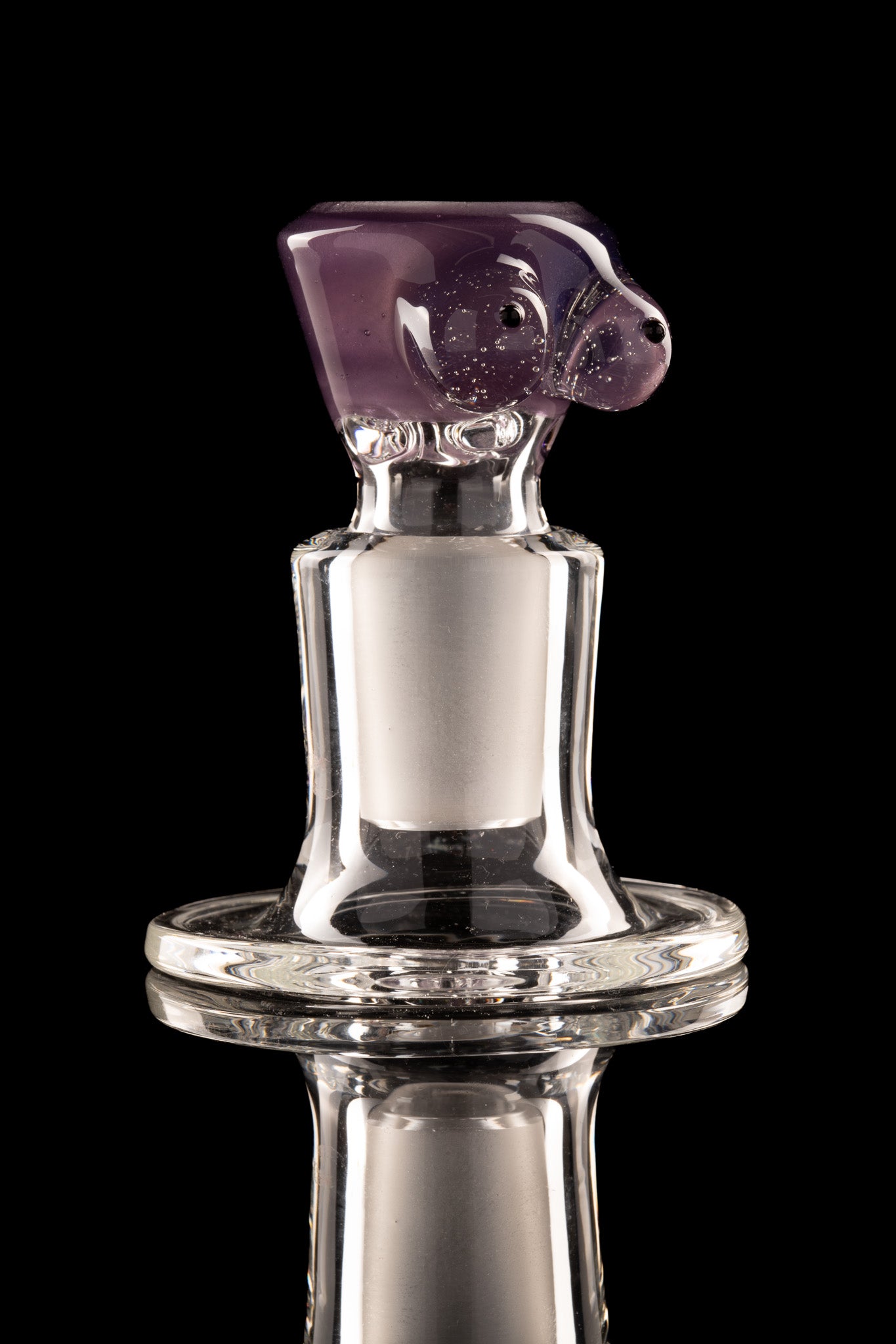 Titz Glass - 18mm 4 Hole Single Colour Titty Slide - 9