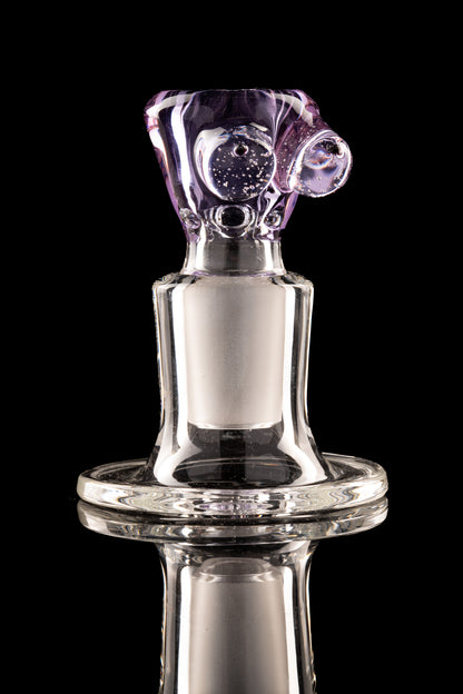 Titz Glass - 18mm 4 Hole Single Colour Titty Slide - 10