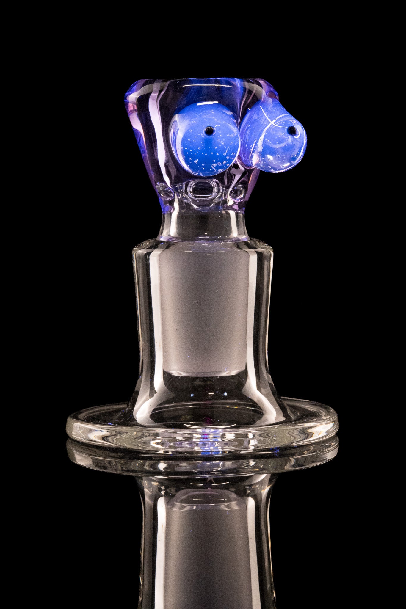 Titz Glass - 18mm 4 Hole Single Colour Titty Slide - 10