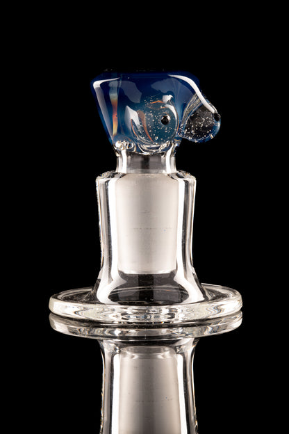 Titz Glass - 18mm 4 Hole Single Colour Titty Slide - 11