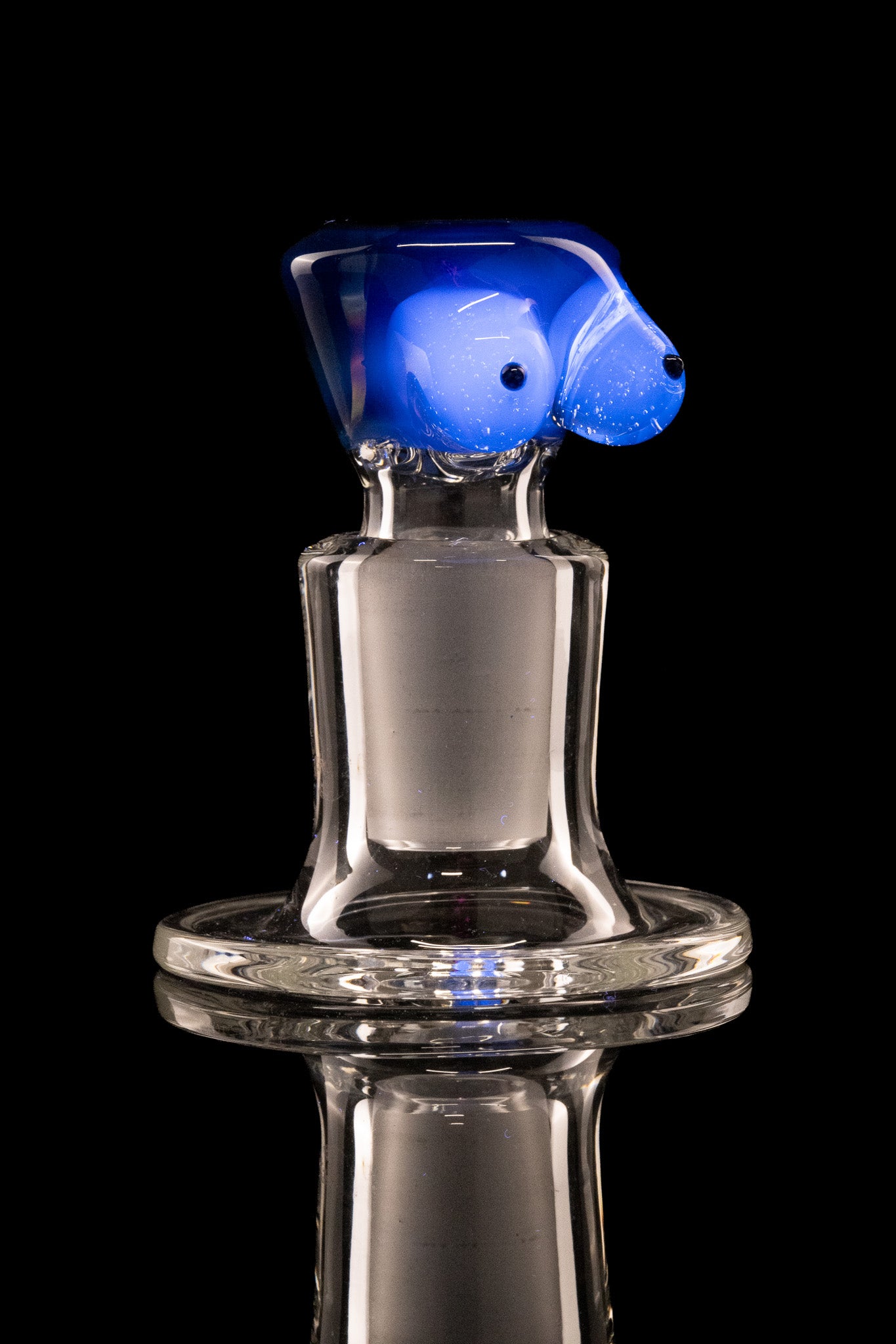 Titz Glass - 18mm 4 Hole Single Colour Titty Slide - 11