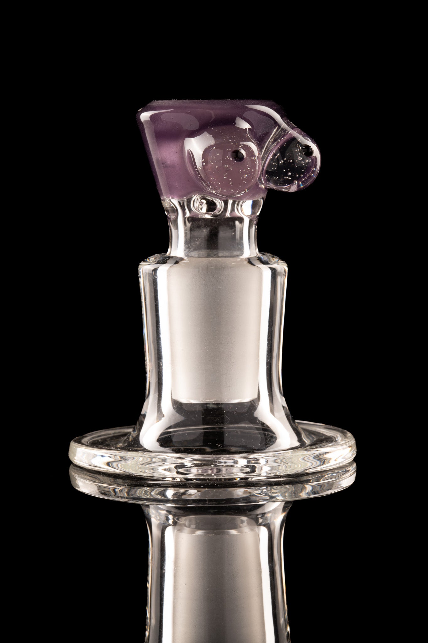 Titz Glass - 18mm 4 Hole Single Colour Titty Slide - 12