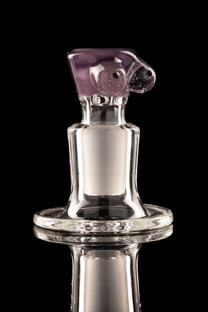 Titz Glass - 18mm 4 Hole Single Colour Titty Slide - 12