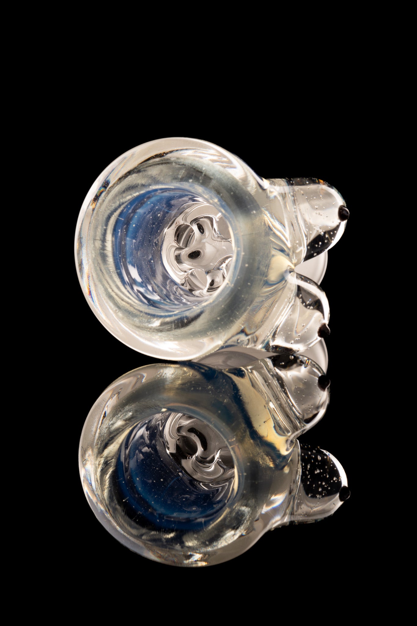 Titz Glass - 18mm 4 Hole Single Colour Titty Slide - 7