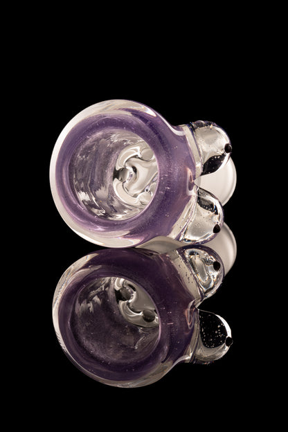 Titz Glass - 18mm 4 Hole Single Colour Titty Slide - 8