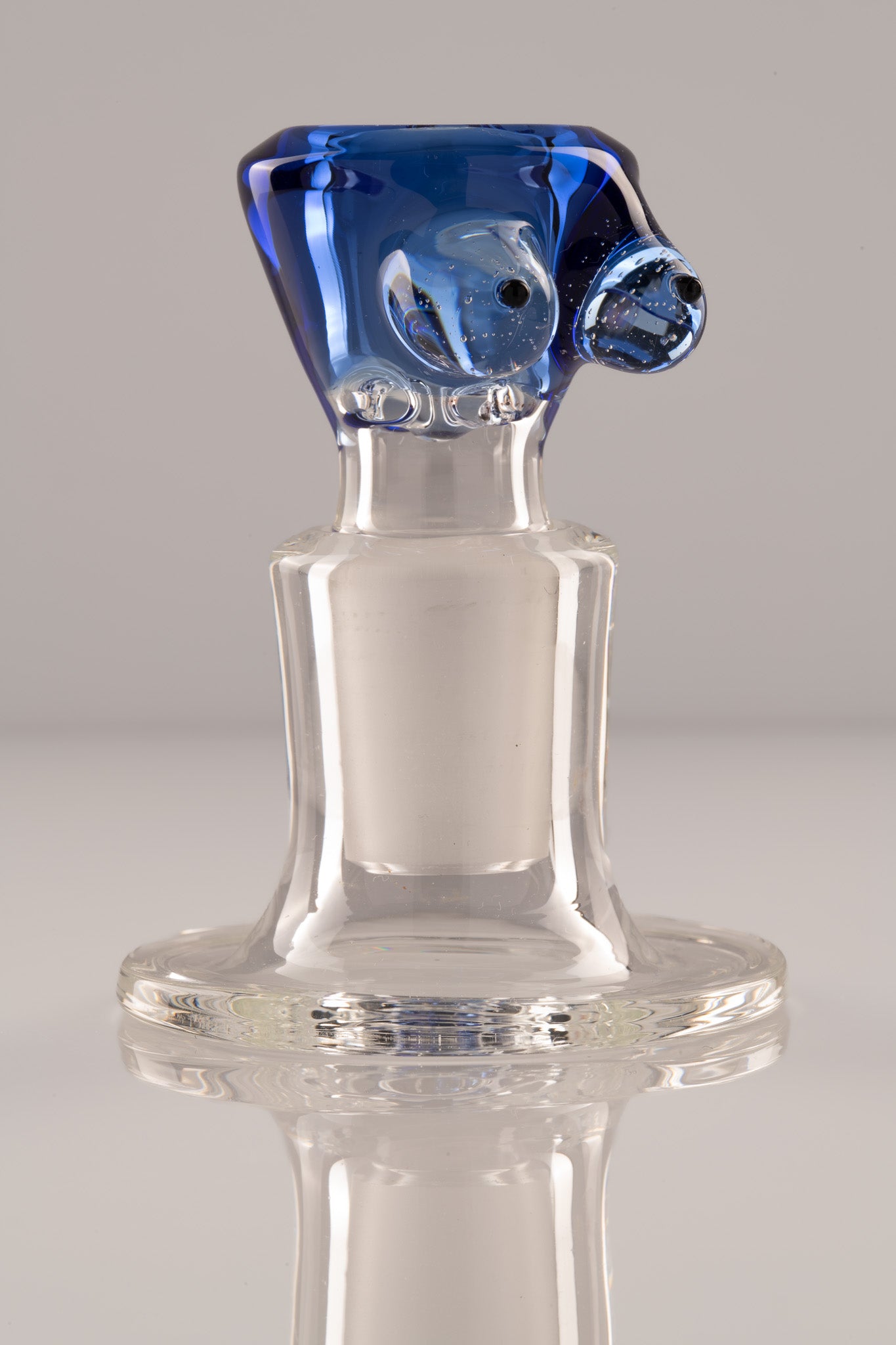 Titz Glass - 18mm 4 Hole Single Colour Titty Slide - 13