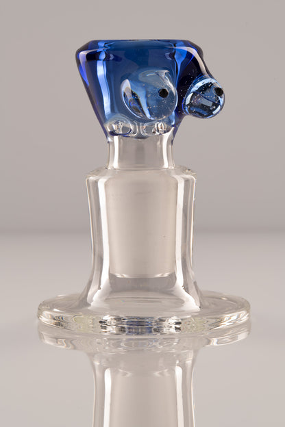 Titz Glass - 18mm 4 Hole Single Colour Titty Slide - 13