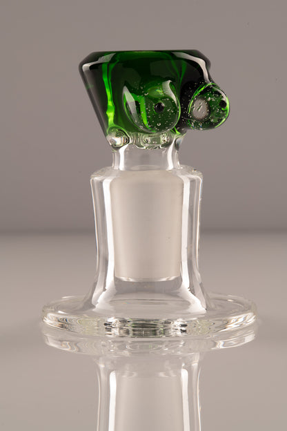 Titz Glass - 18mm 4 Hole Single Colour Titty Slide - 14