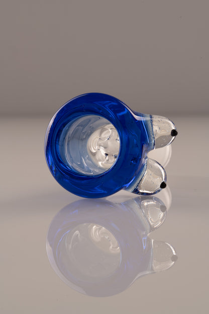 Titz Glass - 18mm 4 Hole Single Colour Titty Slide - 13