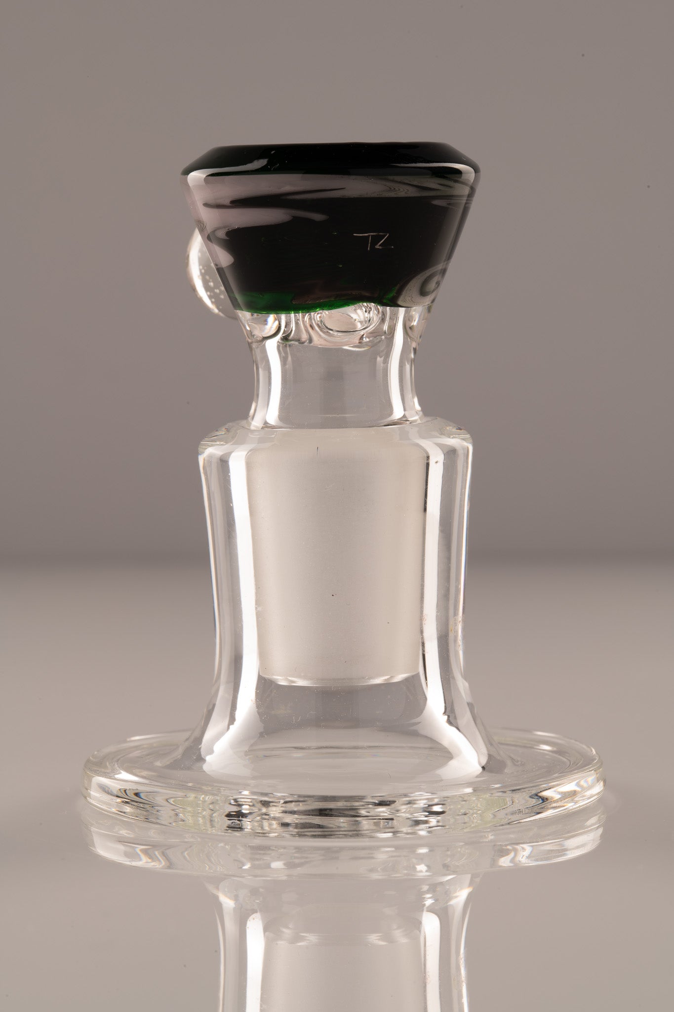 Titz Glass - 18mm 4 Hole Line Worked Titty Slide - 10