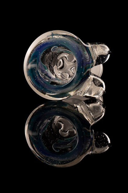 Titz Glass - 18mm 4 Hole Line Worked Titty Slide - 2