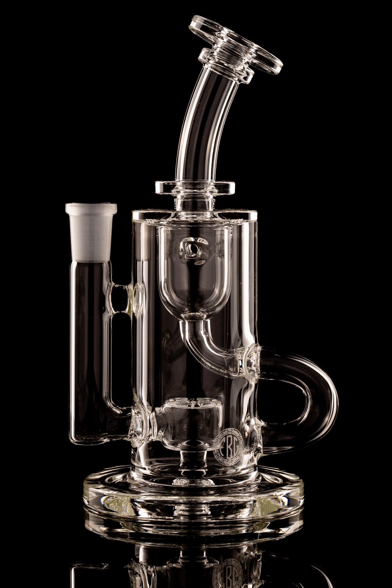 Fat Boy Glass - 14mm Clear Klein Recycler