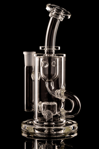Fat Boy Glass - 14mm Clear Klein Recycler