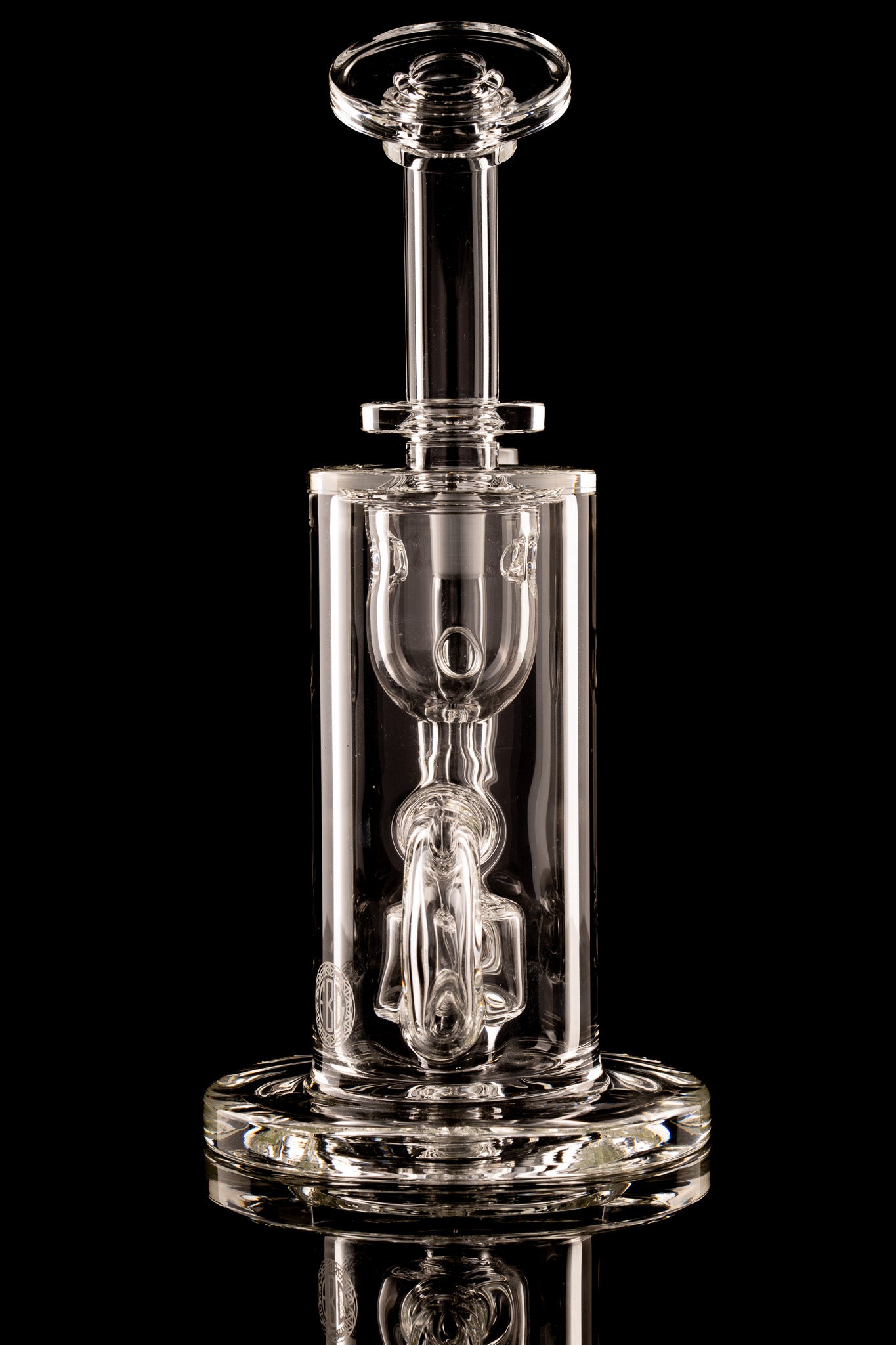 Fat Boy Glass - 14mm Clear Klein Recycler