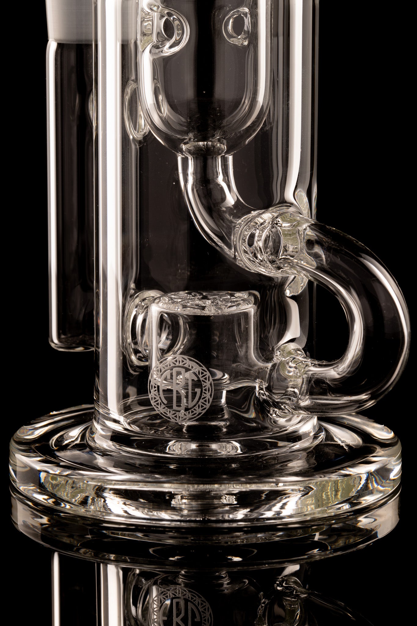 Fat Boy Glass - 14mm Clear Klein Recycler